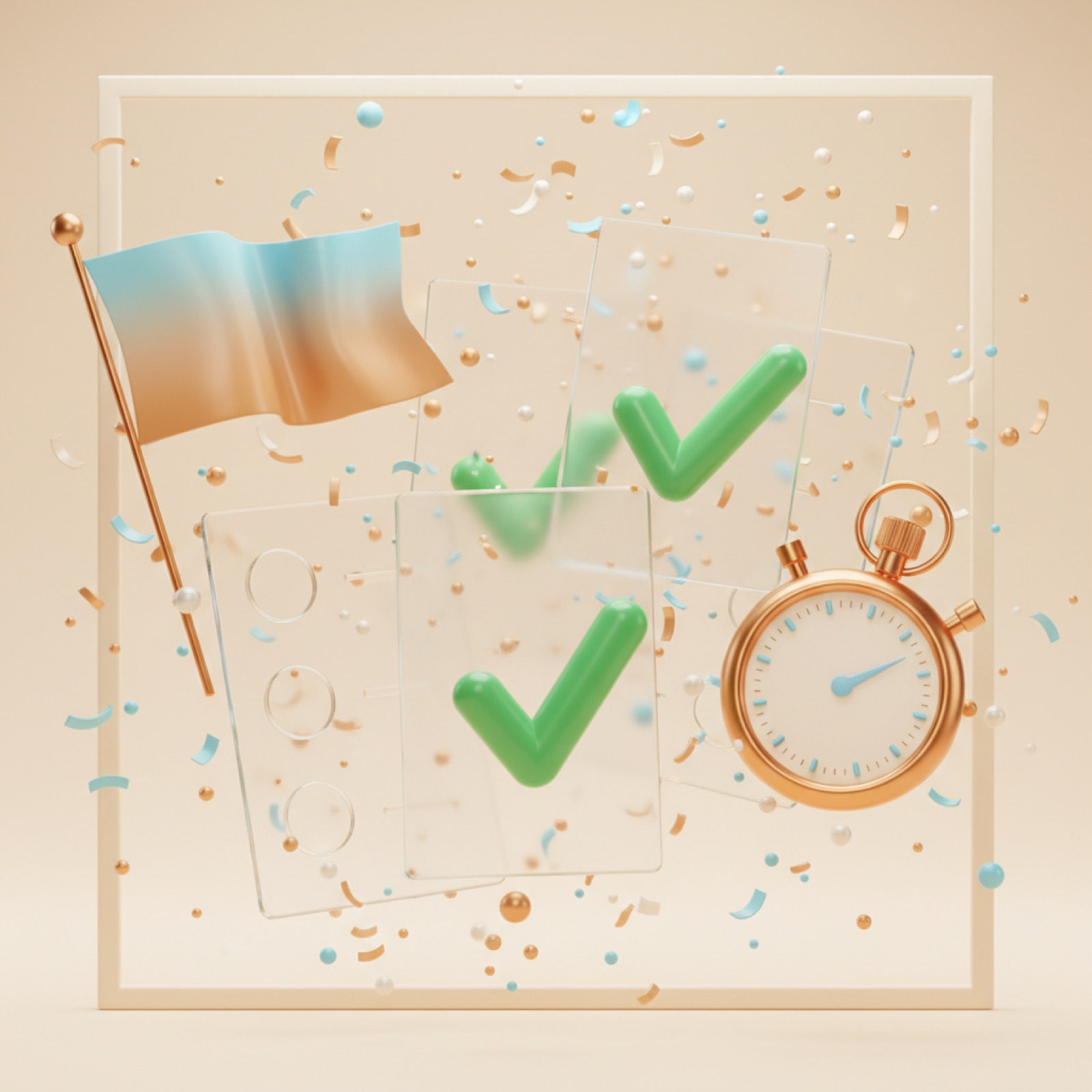 Tasks that keep themselves on track